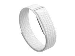 Bracelete Para Google Fitbit Air, Nylon Trançado（branco）czhhmart
