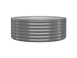 Garden Raised Bed, Garden Raised Beds Vidaxl Cinzeto Aço (100 X 100 X 36 Cm)