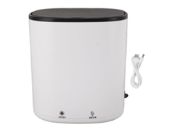 Limpador de Pincéis de Maquiagem Elétrico 4.5l Usb Turbo Luzes Azuis Secador Máquina Controle de uma Tecla para Todos os Tamanhos
