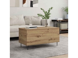 Vidaxl Mesa De Centro Carvalho Artisiano 90 X 44.5 X 45 Cm