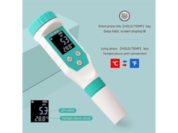 Medidor De Ph/cloro Livre/orp/ec/tds/sal/temperatura Para Piscina, Testador De Salinidade Ip67 À Prova D'água