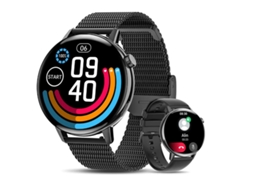 Smartwatch YIZHOOD Te74 Android e Ios Preto