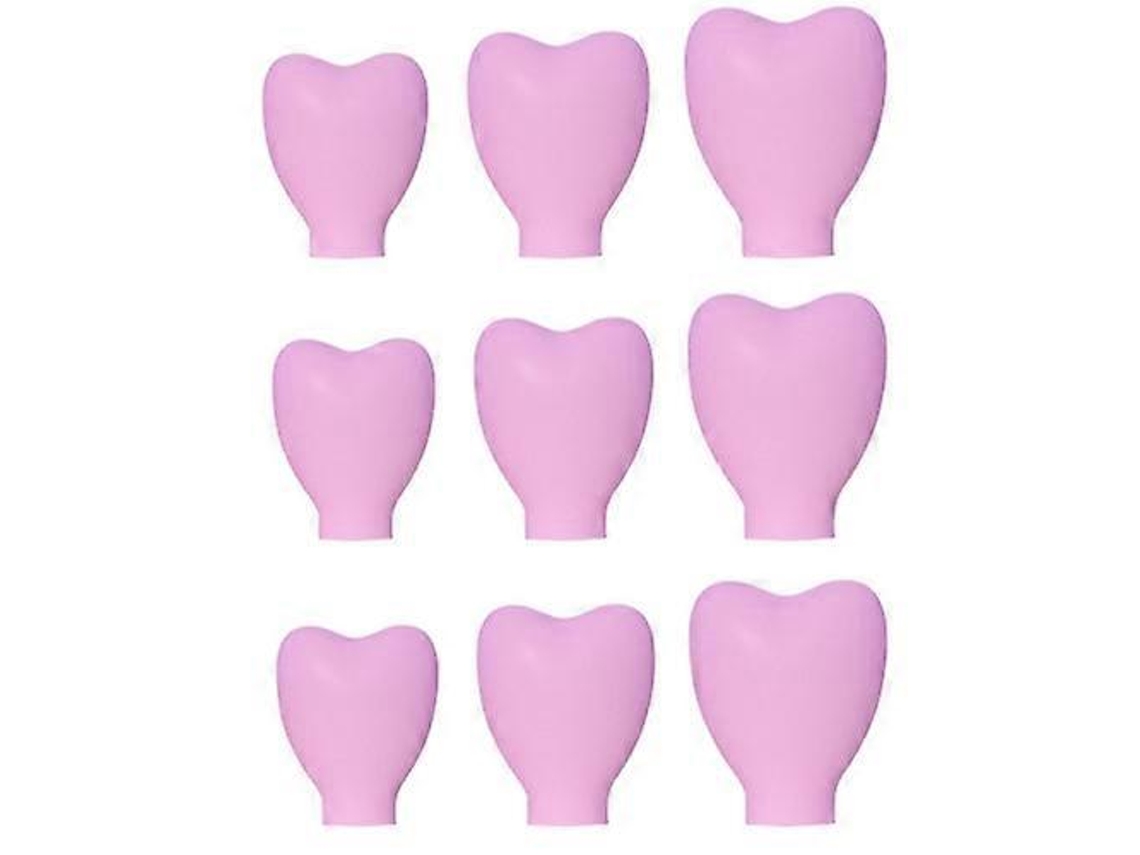 Pacote Com 3 Cerdas De Silicone Para Pincéis De Maquiagem Everley891
