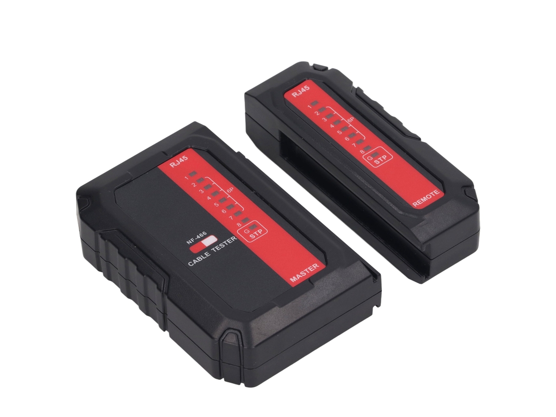 Testador de Cabo Ethernet Automático com Proteção Poe e Teste de Cabos Blindados