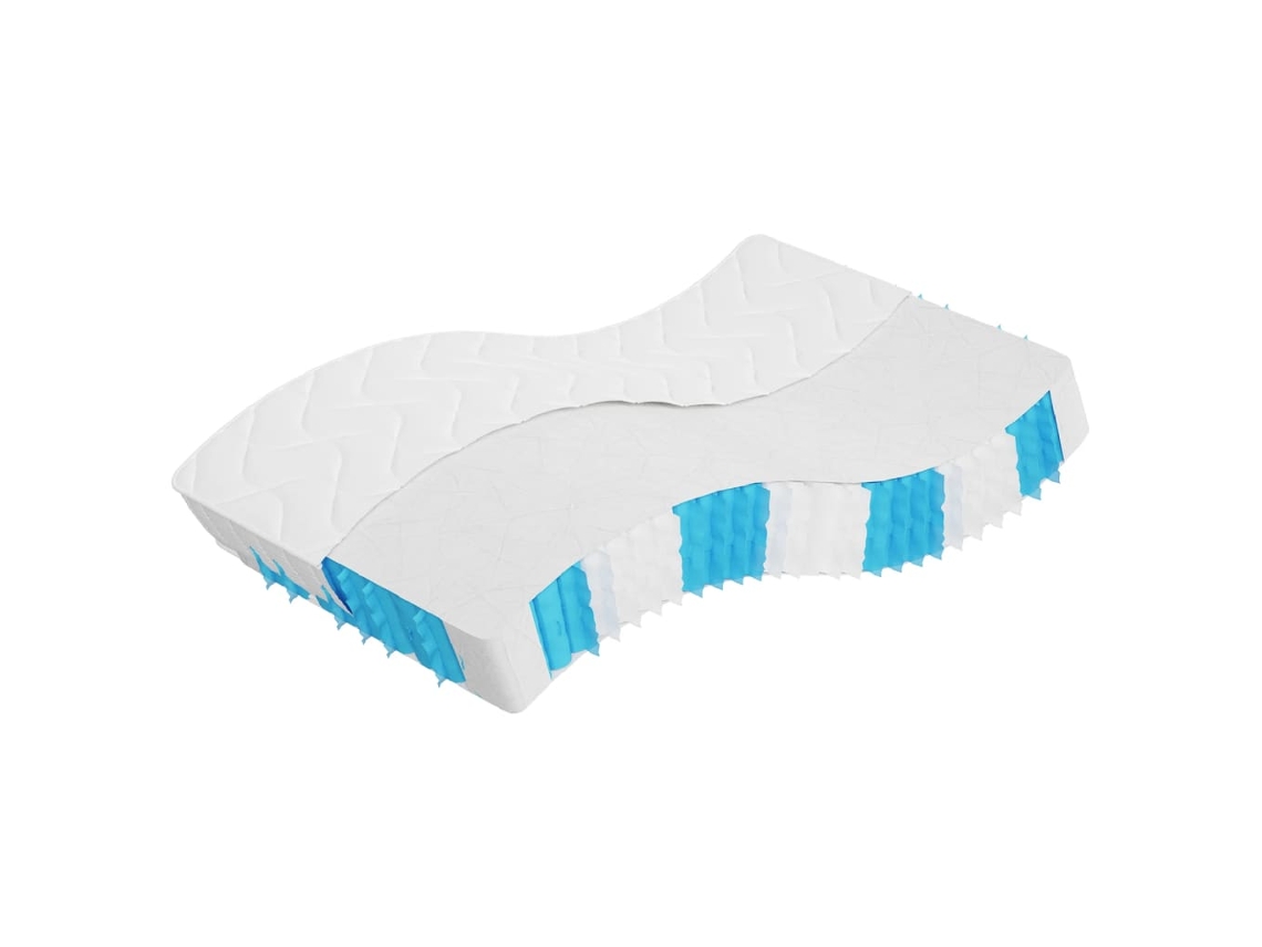 Pocket Spring Mattress, Pocket Spring Mattresses Vidaxl Branco Espuma (140 X 200 Cm)