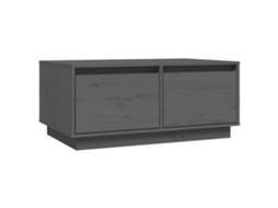 Mesa de Centro Cinzento MAISON EXCLUSIVE em Madeira by Pinho Maciça (80x50x35 cm)