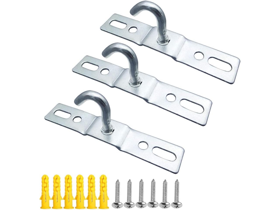 3 Ganchos de Teto de 95 Mm para Candelabros DUREFORWARD