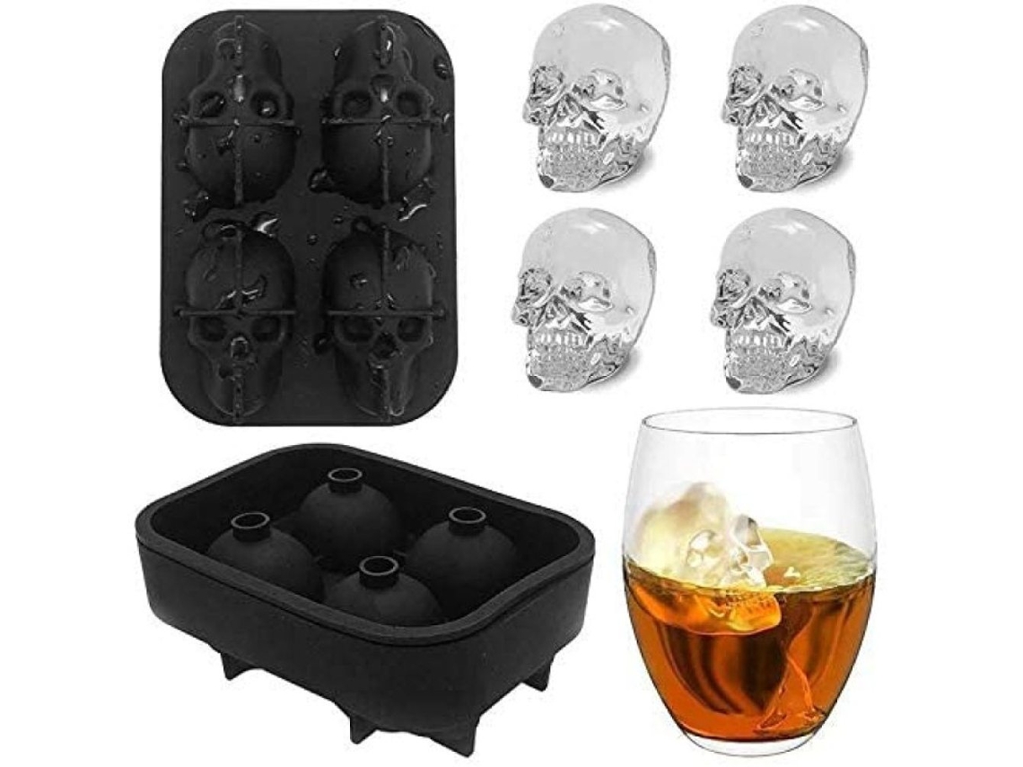 KOFIHETY Bandeja De Gelo 3d Com Conceito Mais Do Que Bandejas De Gelo, Impressione Seus Amigos Nas Festas De Halloween Com Coquetéis De Uísque, Molde Em Form
