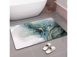 Tapetes de Banho Antiderrapantes Absorventes de Secagem Rápida para Decoração de Banheiro Lituânia EVELTEK 50x80cm