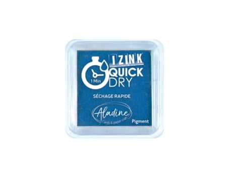 Almofada de Carimbo ALADINE Izink Quick Dry Azul Marinho 5X5Cm 19540