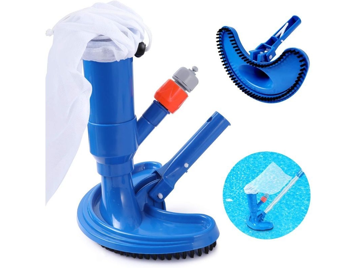 Aspirador portátil para Piscina com Bolsa de Areia e Escova