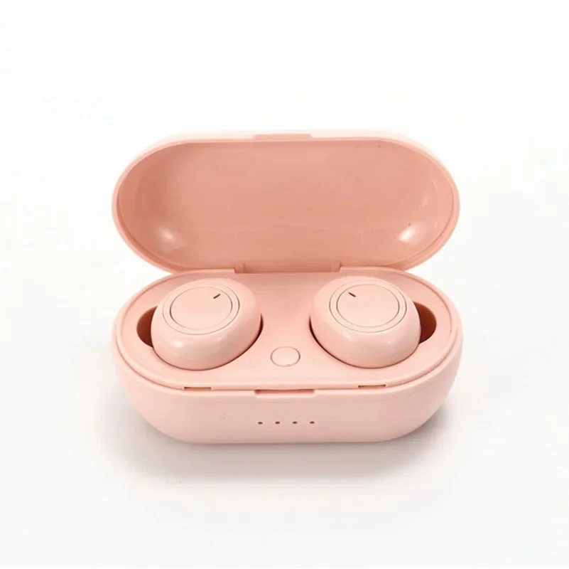 Fones De Ouvido Sem Fio (rosa) 5.0 À Prova D'água Com Bluetooth