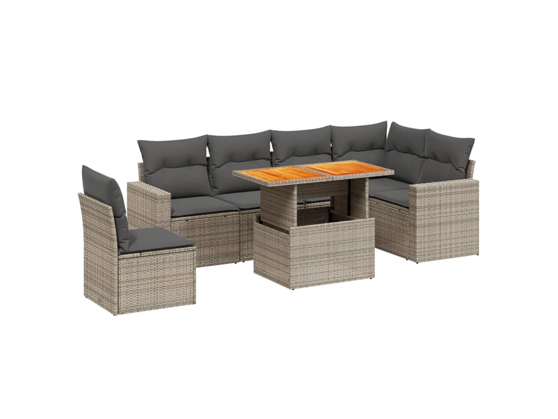 Garden Sofa Set, Garden Sofa Sets Vidaxl Cinzeto Rattan / Vime (n/a)