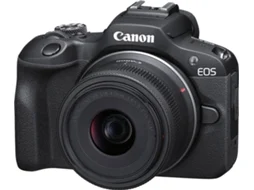 Máquina Fotográfica Mirrorless CANON EOS R100 + Objetiva RF-S 18-45mm f4.5-6.3 IS STM