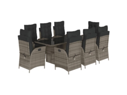 Garden Dining Set, Garden Dining Sets Vidaxl Cinzeto Rattan / Vime (n/a)