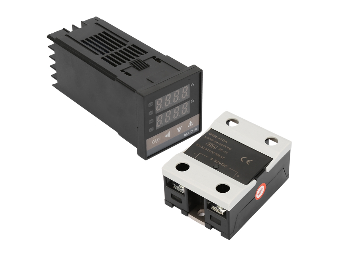 Kit Controlador Temperatura Pid 0 999°c 40a 110 240v