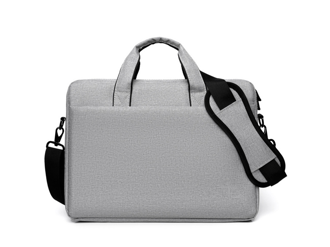 Bolsa Para Laptop Business Handheld à Prova Dágua Cinza Pérola Algodão Edição 17 Polegadas Yunzii