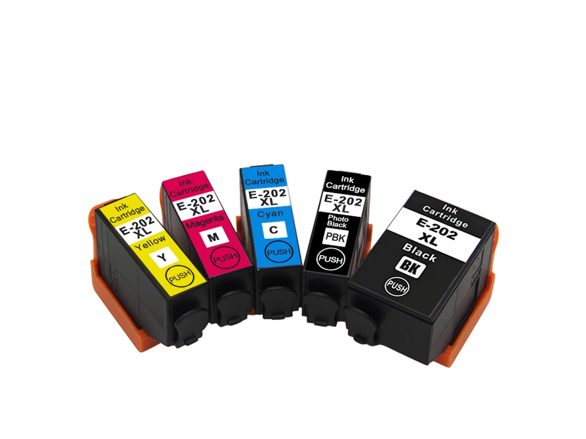 2set-para Epson 202xl Cartucho De Tinta Para Impressora Epson 202xl Expressão Premium Xp 6000 Xp6005 Xp6001 Xp6100 Xp6105