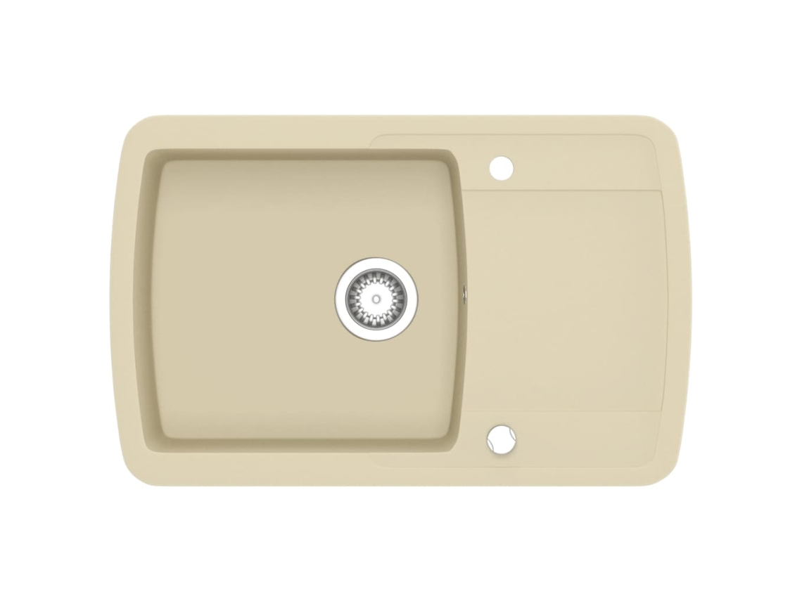 Kitchen Sink, Kitchen Sinks Vidaxl Bege Granito (n/a)