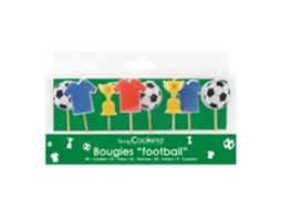 8 velas de futebol ScrapCooking
