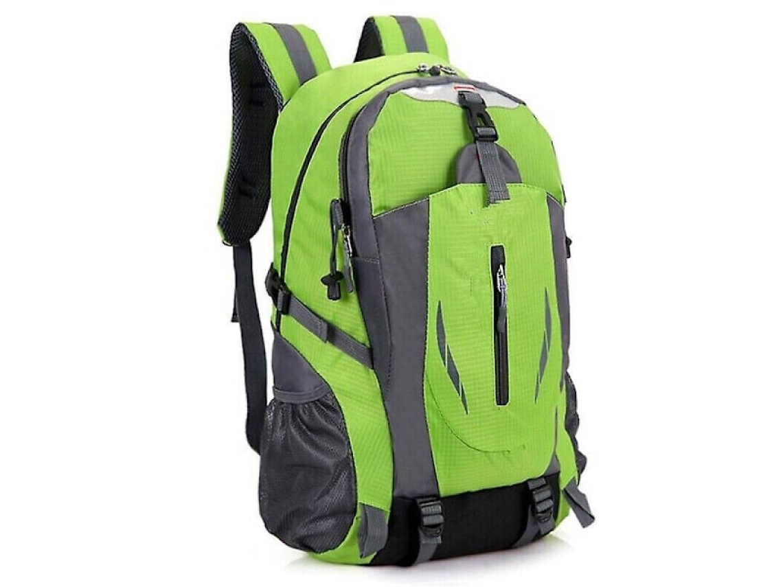 Mochila Grande Impermeável De 40 Litros Para Camping, Trilhas E Viagens Ao Ar Livre, Preta