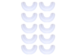 Conjunto de 10 Cabeças Substituição para Escova Dentes Elétrica Infantil, em Formato U, Feitas Silicone Ma Cio Qualidade Alimentar GOKOCO