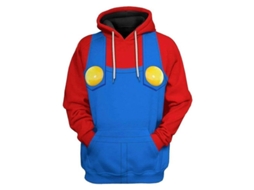 Blusas Com Capuz Adulto Unissex Mario Luigi Peach Bowser Donkey Kong Trajes De Cosplay Do Filme Super Brothers Mario