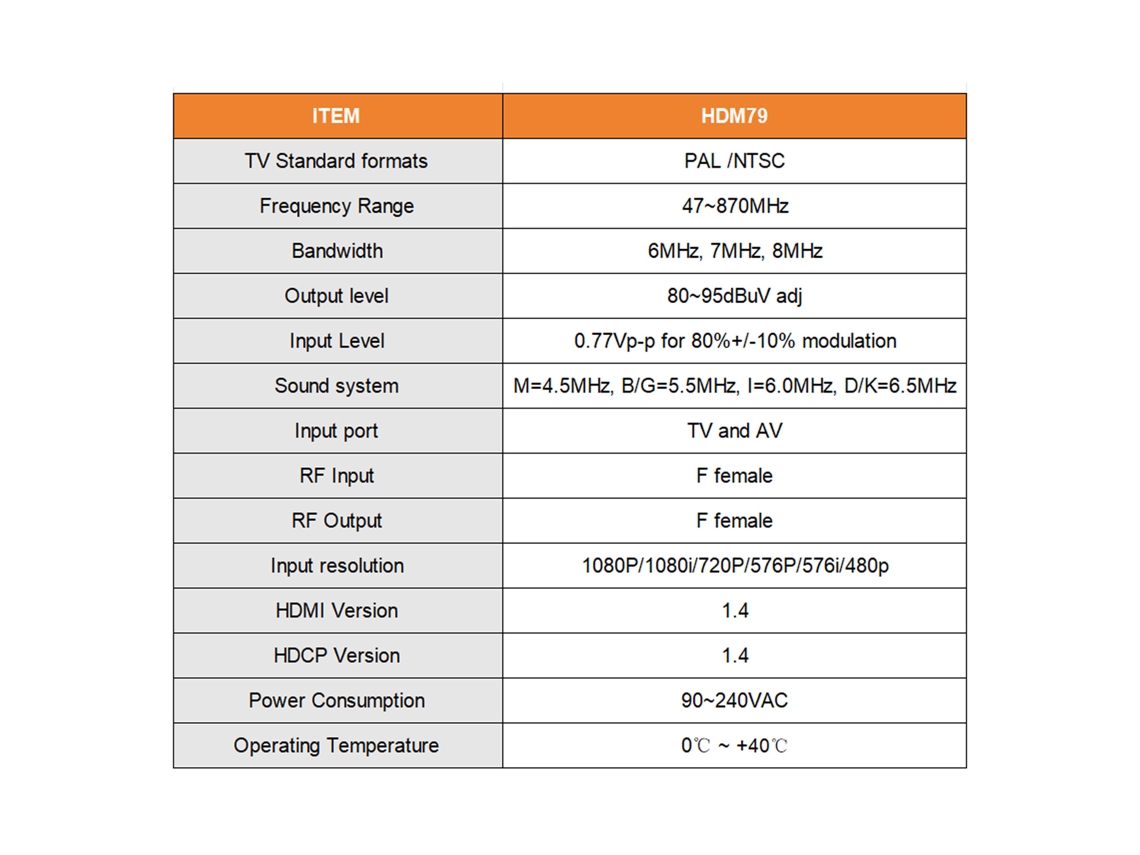 Yuru modulador de Rf Av para Coaxial Uhf Conversor Rca com Entrada Ant e Interruptor de Canal para Tv Antiga Ntsc