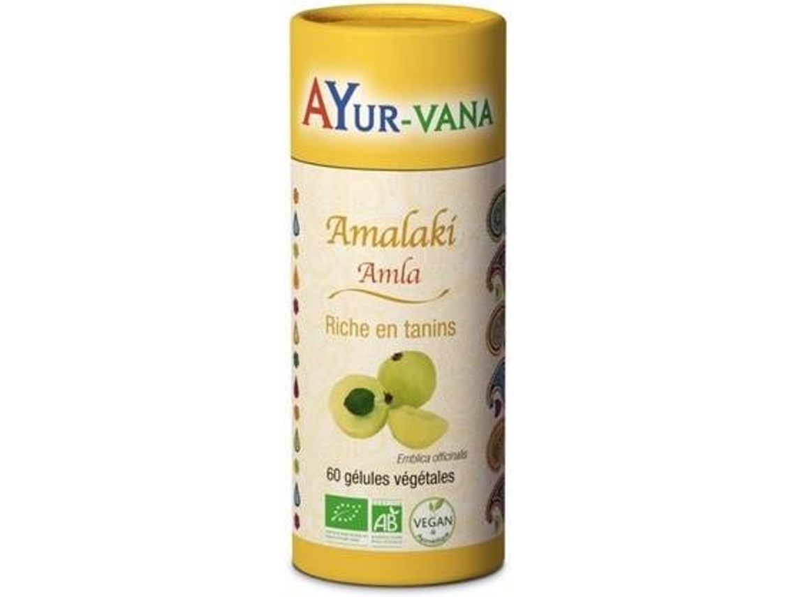 Suplemento Alimentar AYUR-VANA Amalaki Bio (60 cápsulas vegetais de 495mg)