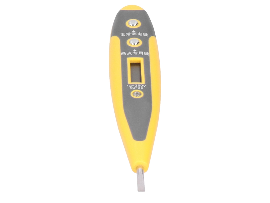Laxiscreed Caneta Testadora De Tensão Digital Led 12v A 250v Para Eletrodomésticos E Instalações Elétricas
