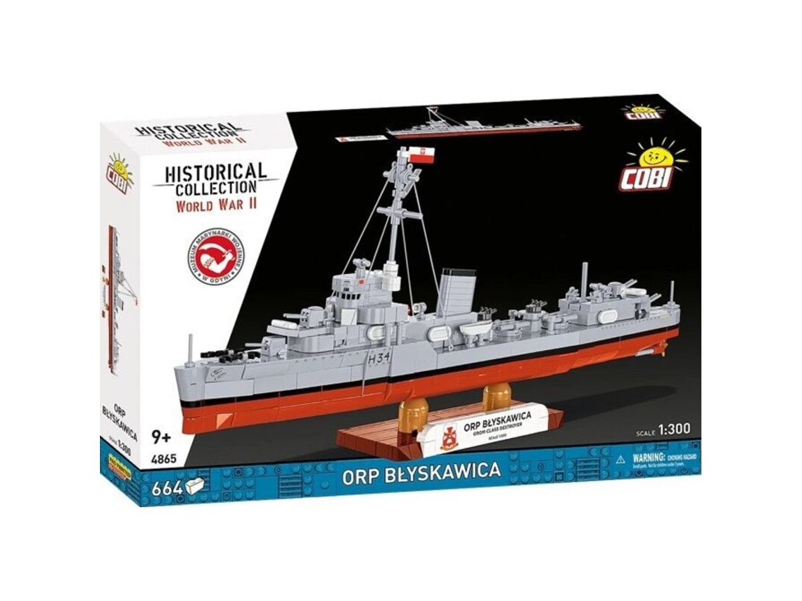 Cobi Historical Collection World War Ii 4865 Orp Blyskawica 4865