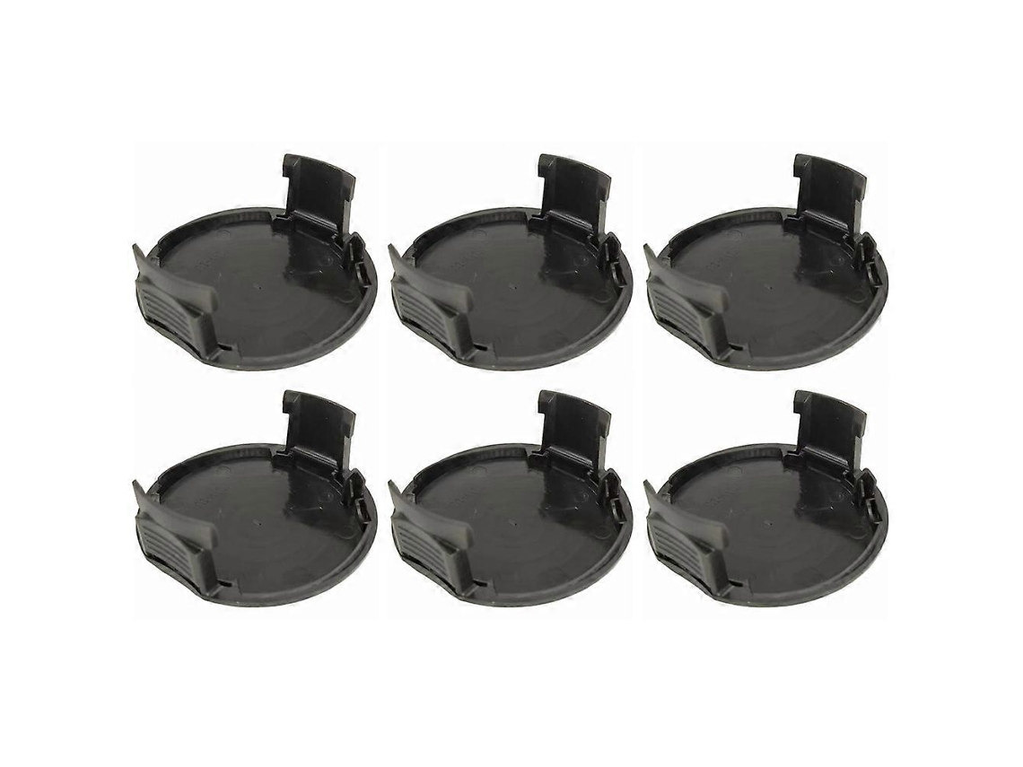 Conjunto De 6 Tampas De Proteção Para Carretel De Aparador De Grama Wa0037, Compatíveis Com Os Modelos Worx Wg168, Wg184, Wg190 E Wg191.
