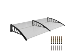 Marquise de Proteção 110x60 cm, Portas e Janelas, Policarbonato Cinza DECORALAR TECH