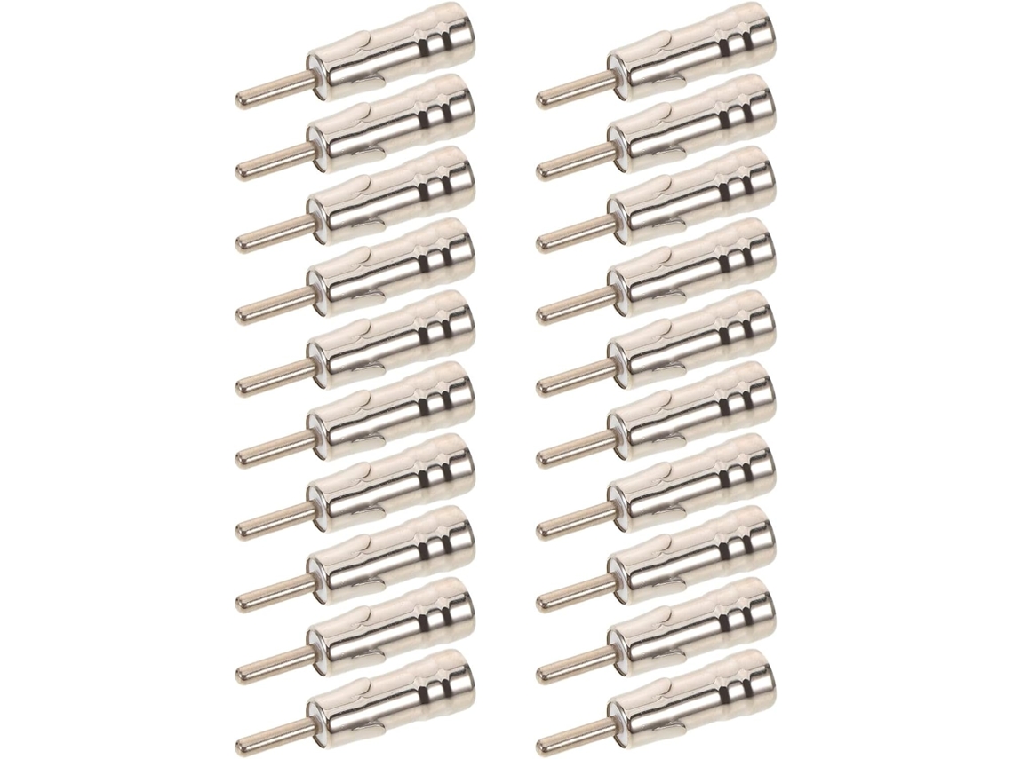 Conjunto De 20 Adaptadores De Antena Automotiva Com Conector De Áudio E Conversor De Sinal Iso