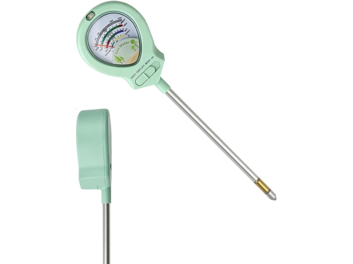 Medidor De Ph Do Solo 4em 1 Para Jardinagem Profissional | Digital Plantio Estufa, Uso Doméstico, Umidade