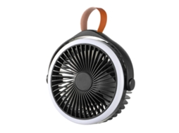 Ventilador De Acampamento Suspenso Recarregável De 2400 Mah Com Gancho E Lanterna Para Meninos E Meninas Olysi Shop