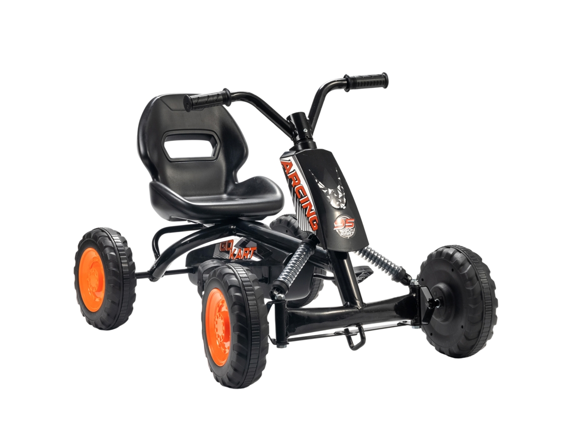 Kart De Pedais Para 2-5 Anos, Frente/re, 84x54x56cm, Preto