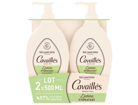 ROGÉ CAVAILLÈS Cuidado de Limpeza Íntimo Hidratante Embalagem de 2 X 500 Ml