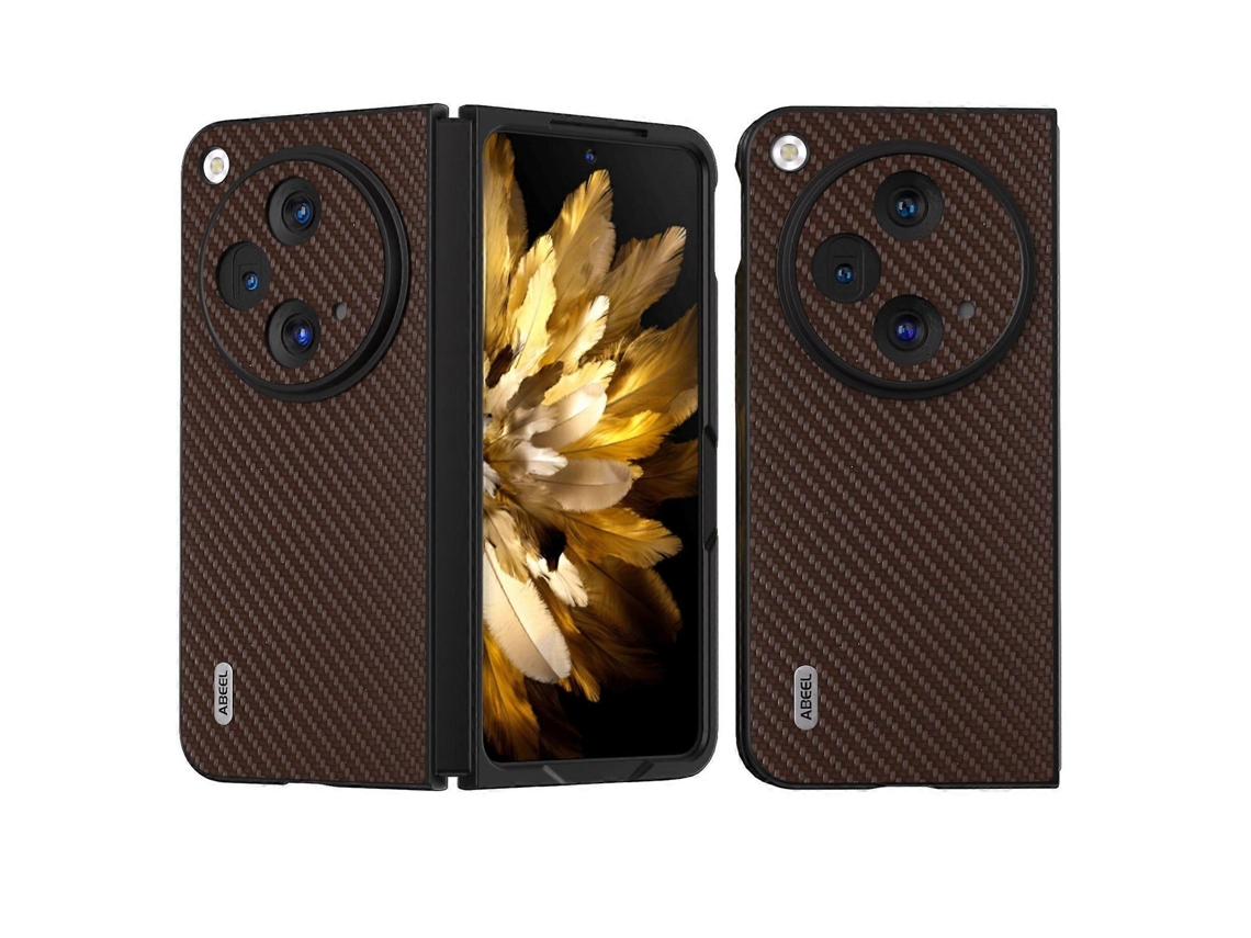 Capa Protetora Para Celular Com Textura De Fibra De Carbono Abeel