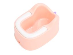Cuenca De Lavado De Nalgas Para Niños Com Assento Ergonômico E Almofada Macia De Pvc Rosa Multiusos
