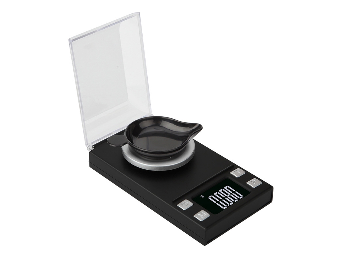 Balança Digital De Precisão Milligram Mini Lcd 20g 0.001g Com Calibração