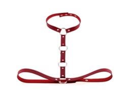 Harness Sexy Choker Couro Pu Cinto De Cintura