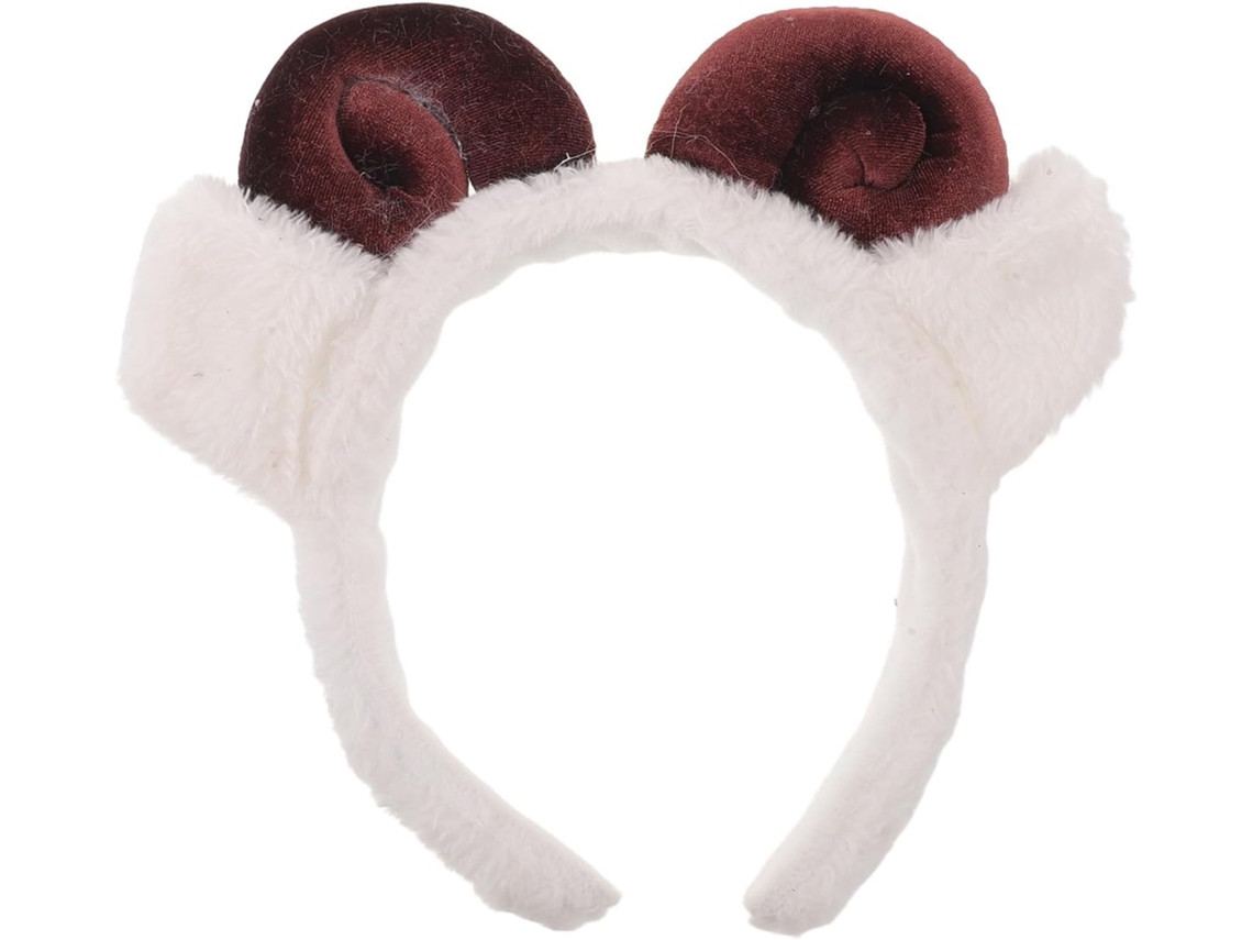 Tiara de Chifre de Cabra: - Em formato de ovela acolchoada com orelhas de animal.