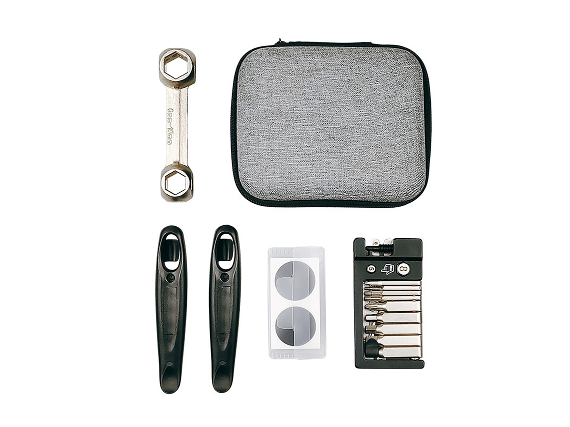 Kit de Ferramentas Mali para Reparo de Bicicleta, Portátil, Multifuncional, Manutenção Básica, Pneu, Corrente, Aros