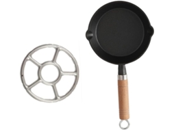 De 1 Frigideira Com Cabo Longo, Ideal Para Fogões Pequenos, Com Suporte Para Camping E Culinária Doméstica. Gokoco