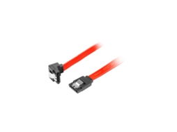 Cabo de Dados SATA II LANBERG para Computador ou Laptop 3GB S F F 0,5m Angular