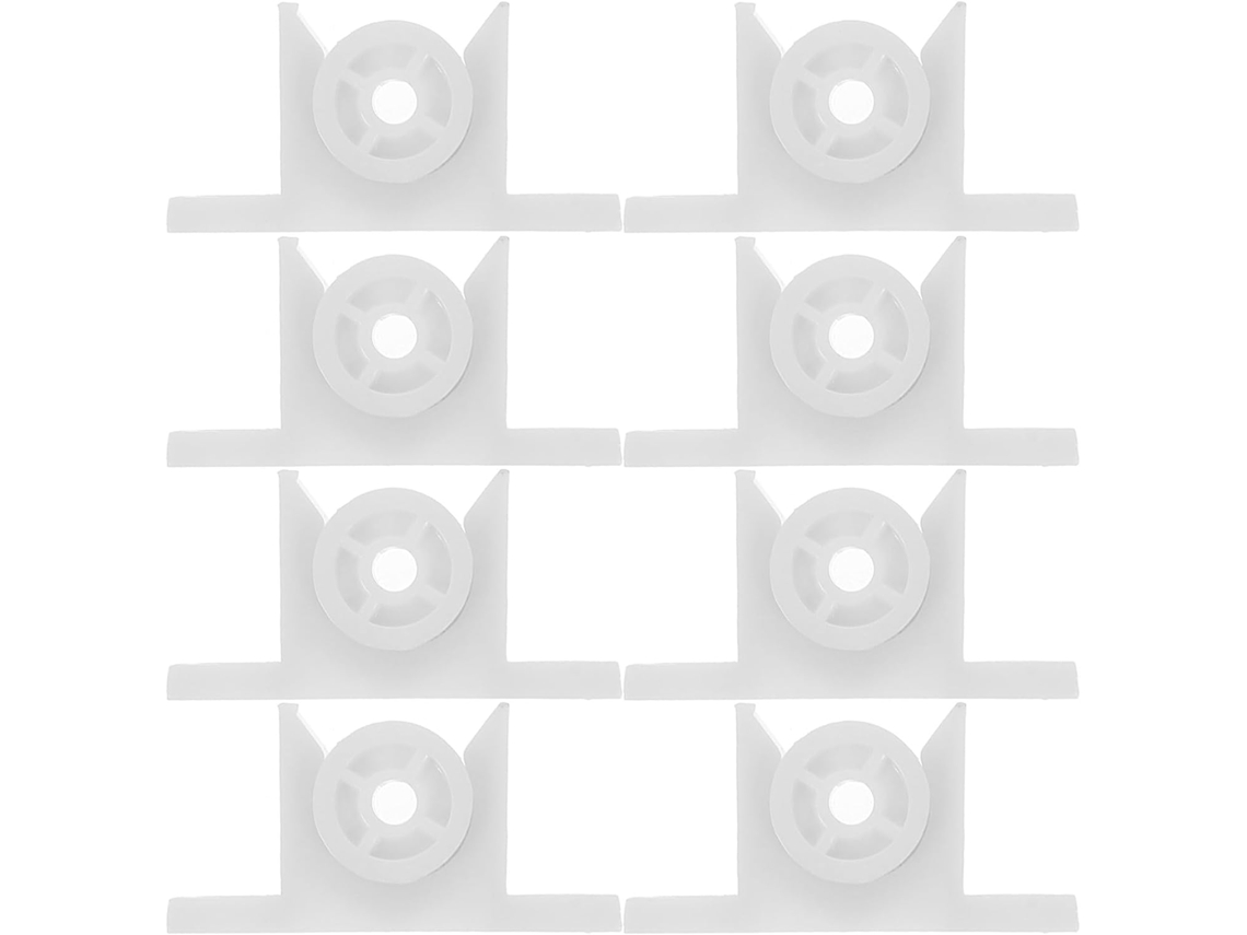 Conjunto De 10-fechos Rolo Para Porta Armário Em Abs Branco, Com Abertura Fácil E Durabilidade Prolongada