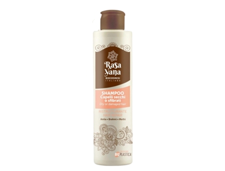 Shampoo Capilar Reestruturante Cabelos Secos ou Danificados 200ml Rasayana Biocosmesi