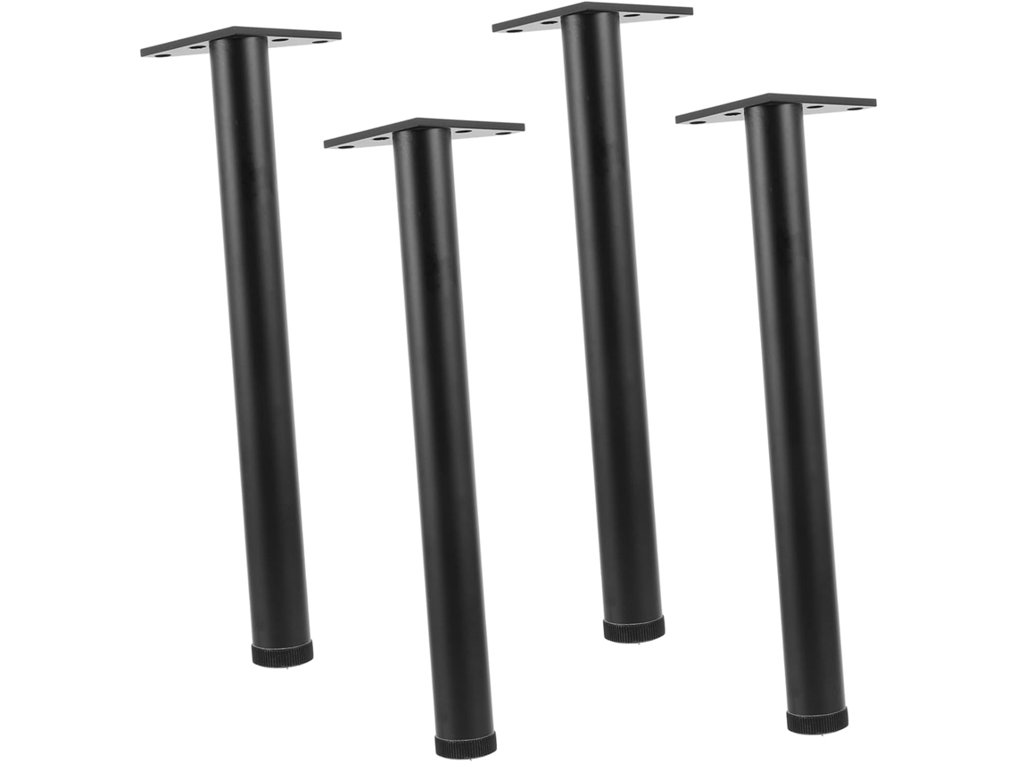 Uonlytech Conjunto De 4 Pés Móveis Em Liga Alumínio Modernos Para Substituição Diy, Ideais Para Sofá, Armário E Cama