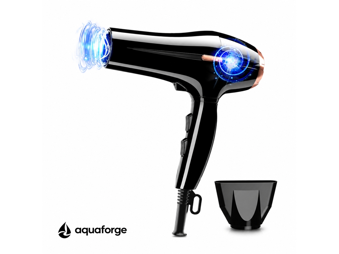 Secador De Cabelo Profissional 2100w Motor Ac Com Difusor Com Concentrador